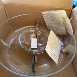 Princess House Chip And Dip Bowl