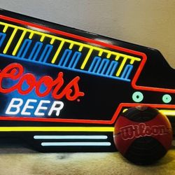 Huge Lighted Beer Sign