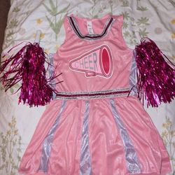 Girls Cheerleader Costume Dress Size Large 10/12