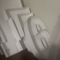 Foam Marquee Letters And Numbers 