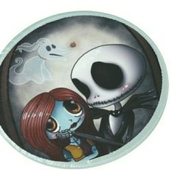 Jack Skellington n Sally Cutting Board 