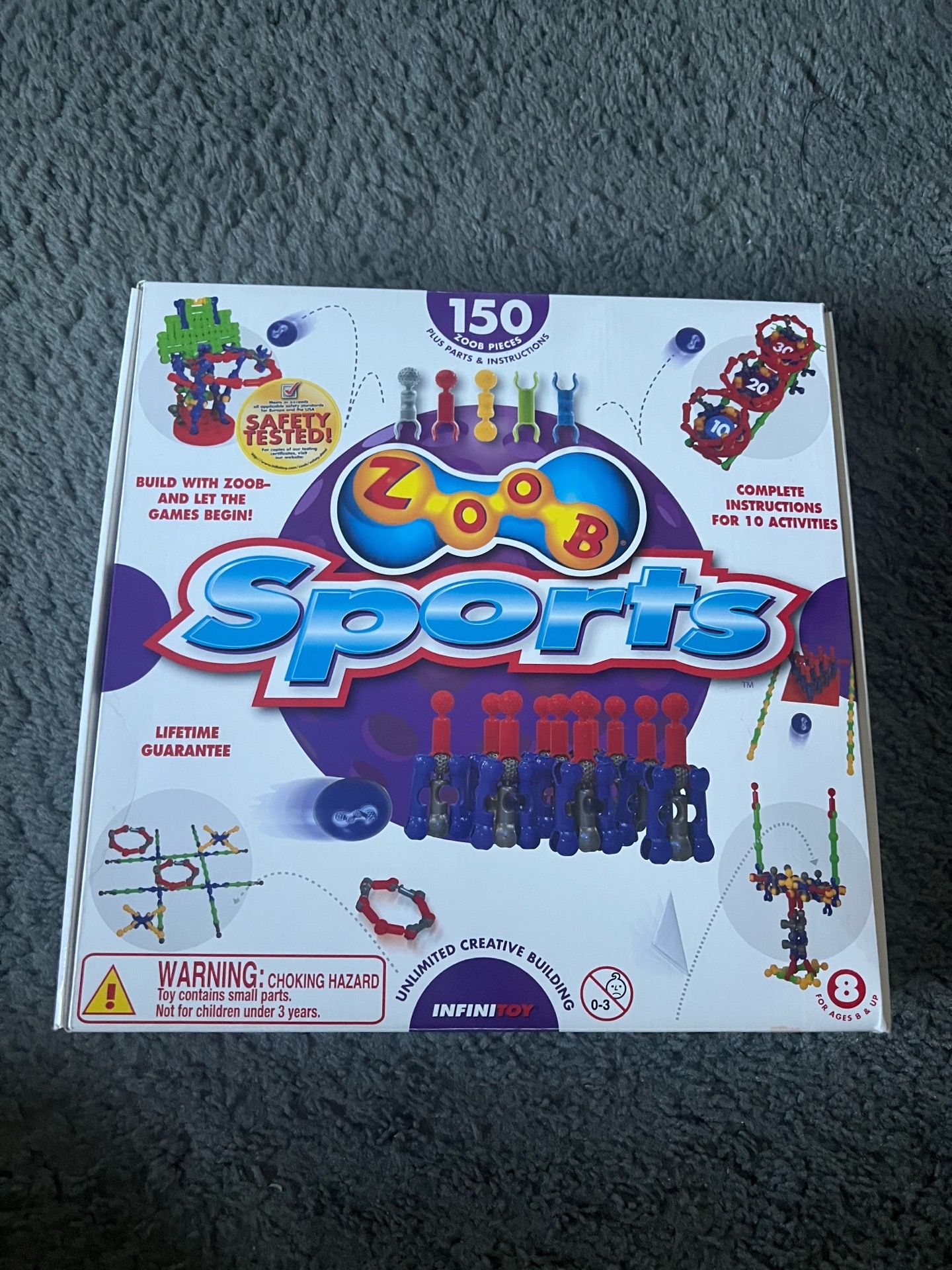 ZOOB Sports 150-Piece Interlocking Blocks Construction Set, Age 8+