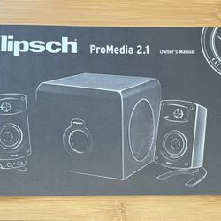 Klipsch ProMedia 2.1 Computer sound system