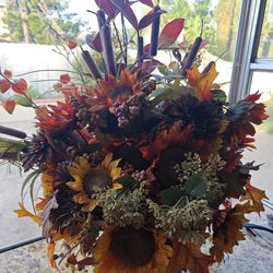 Free giant bunch of artificial flowers