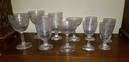 Vintage Etched Rose - Fostoria Dishes