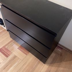 Black wooden Dresser