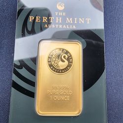 1 oz gold bar