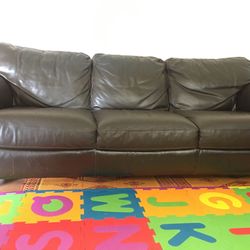 Leather sofa