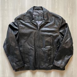 Vintage Collezione SA Multi Media Leather Jacket Mens XL 