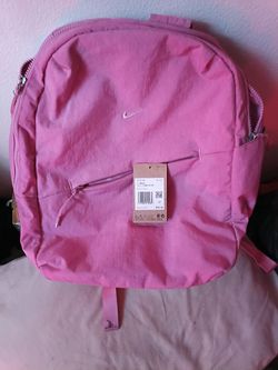 Pink Nike backpack