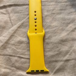 Yellow Apple Watch Sports Band 46 MM