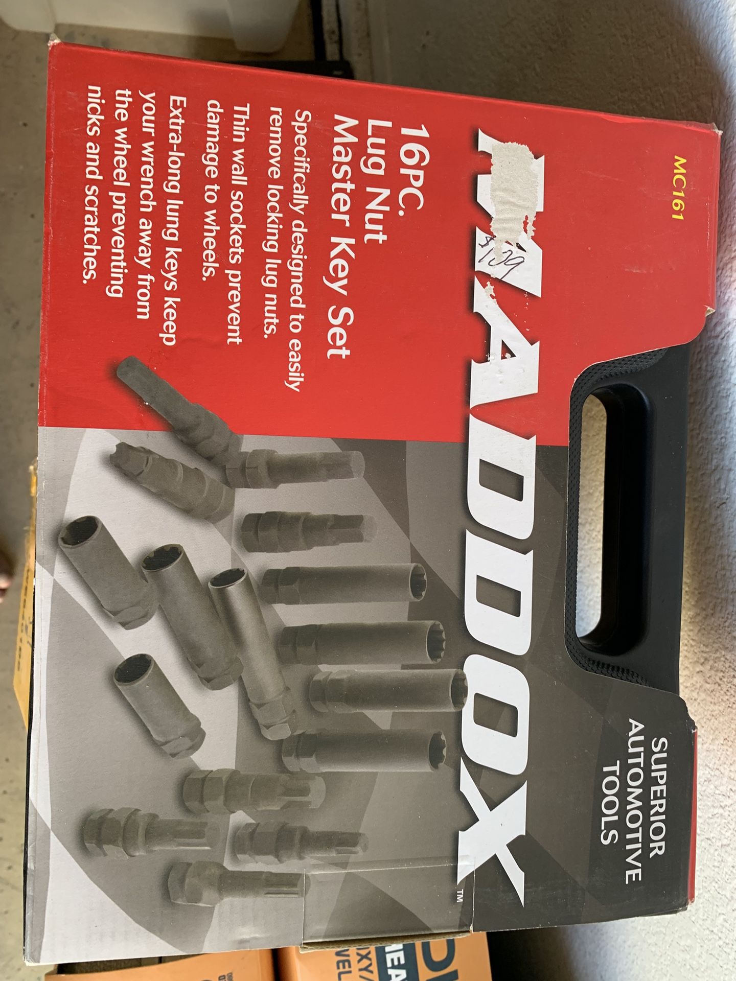 MADDOX 16PC Lug Nut Master Key Set (MC161) - Automotive Tool