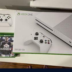 New Xbox One S With 4 Games And 2 Controllers 