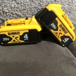 Baterías 4.0 dewalt