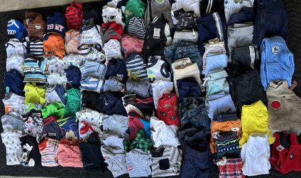 Baby Boy 6-9 Month Clothing lot 100 + Pieces