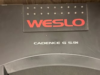 Used Weslo Treadmill Cadense G 5.9i