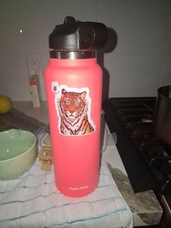 Coral hydro flask removable sticker