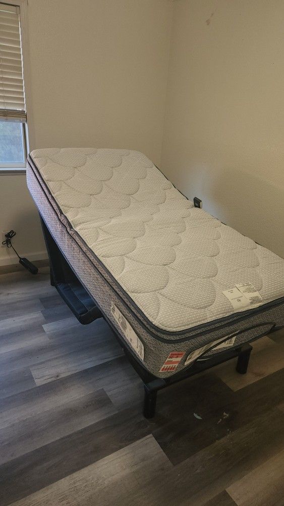 Brand New Serta Reclining Twin Bed