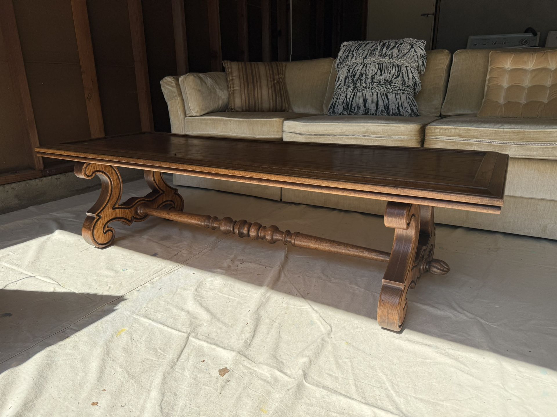 Rectangle Wood Coffee Table