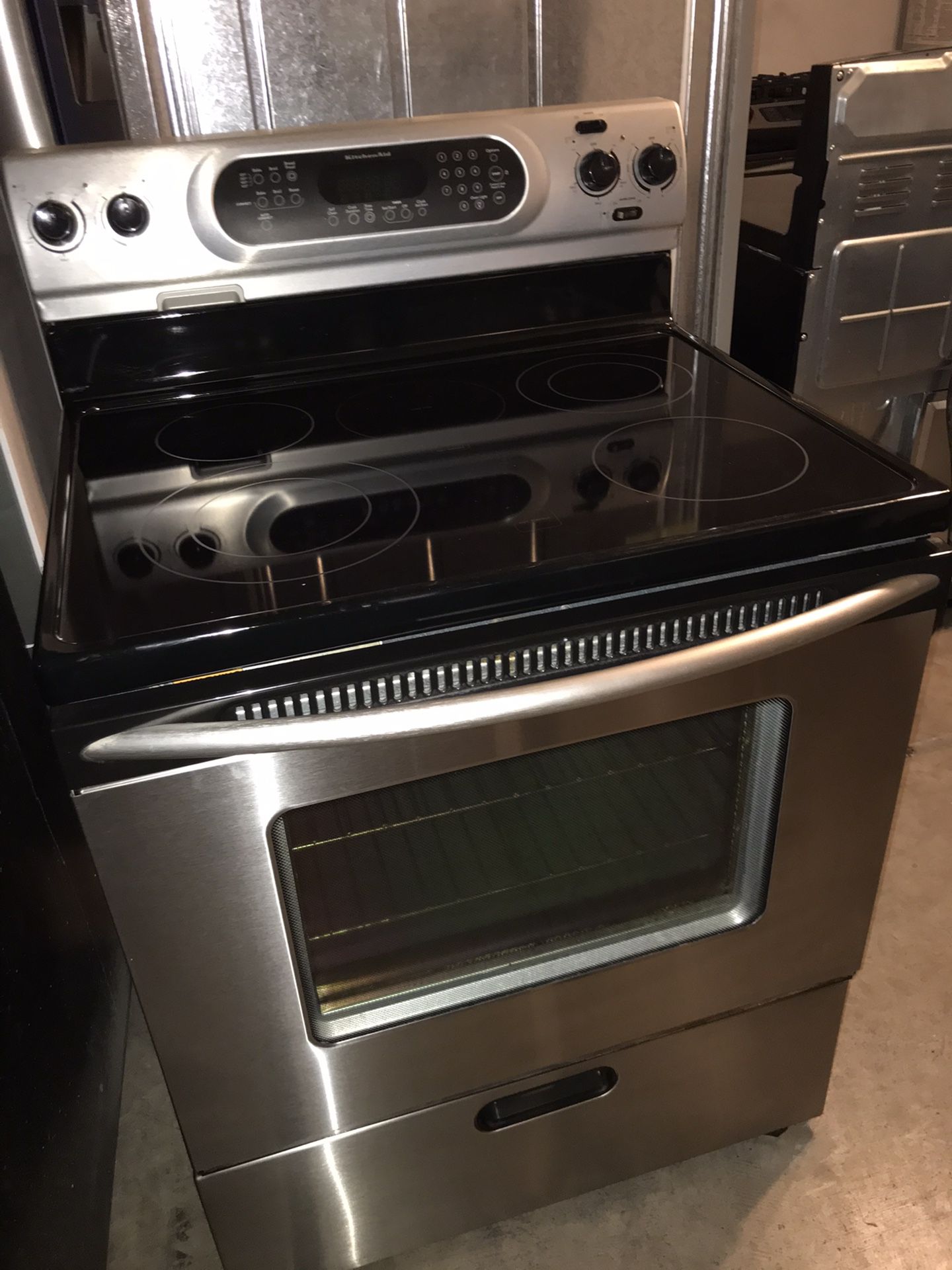 Kitchen Aid stainless stove