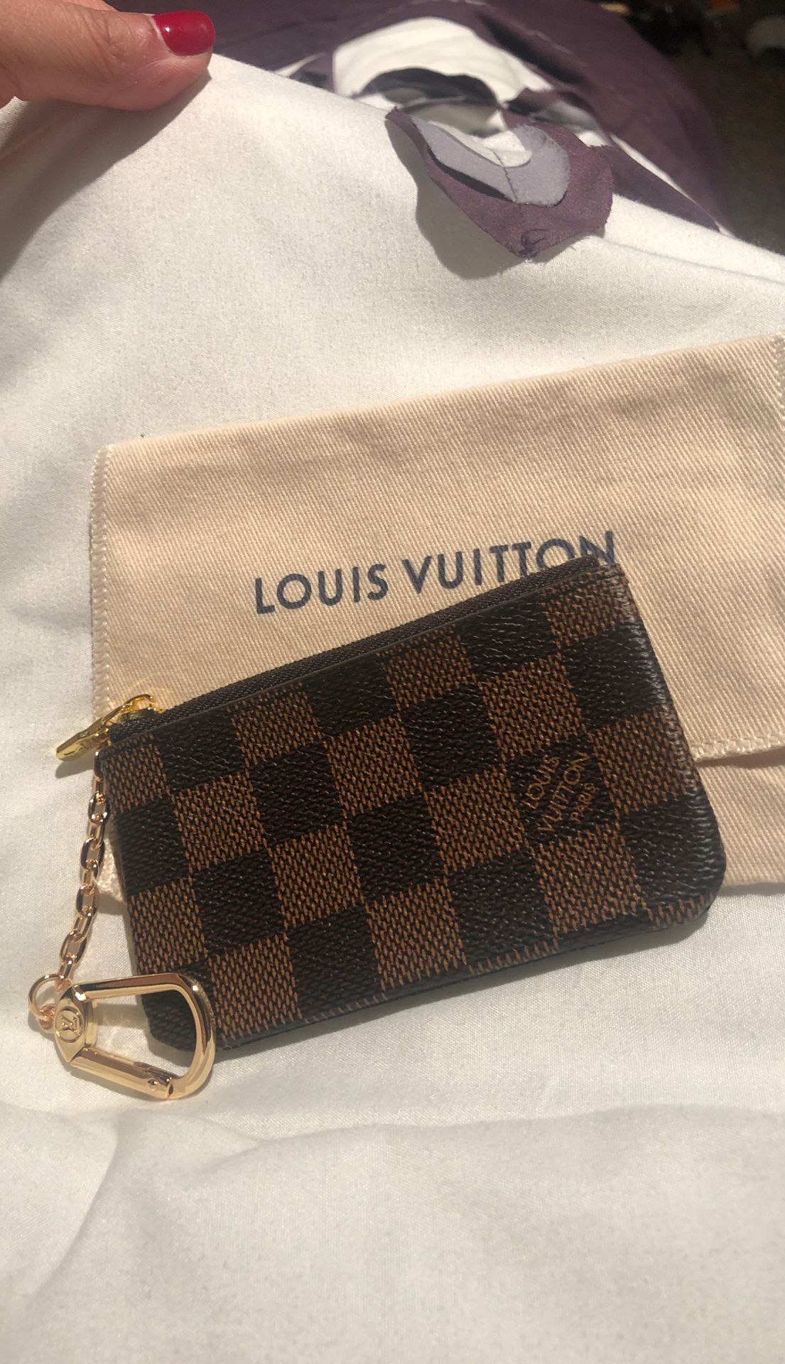 Authentic Louis Vuitton Damier key pouches