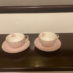 2 Porcelain Tea cups