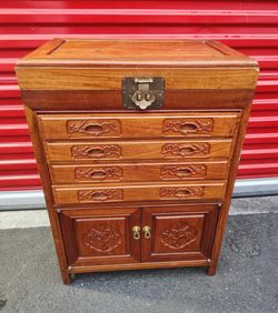 Vintage wood chest