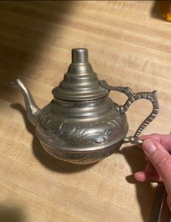 Tea Pot silver plated. Middle eastern