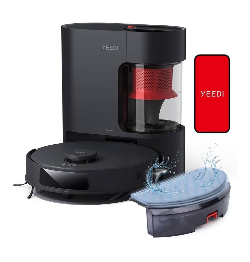 Yeedi C12 Pro Plus Robot Vacuum & Mop (Black)