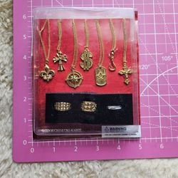 Kids Ages 3+, 10pc Costume Jewelry New In Original Packaging 