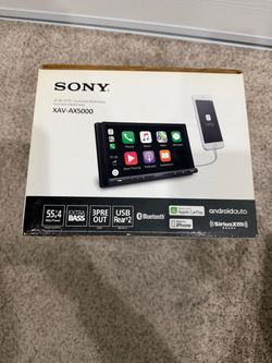 Sony XAV-AX5000 Double Din Apple CarPlay Head Unit Stereo Android Auto