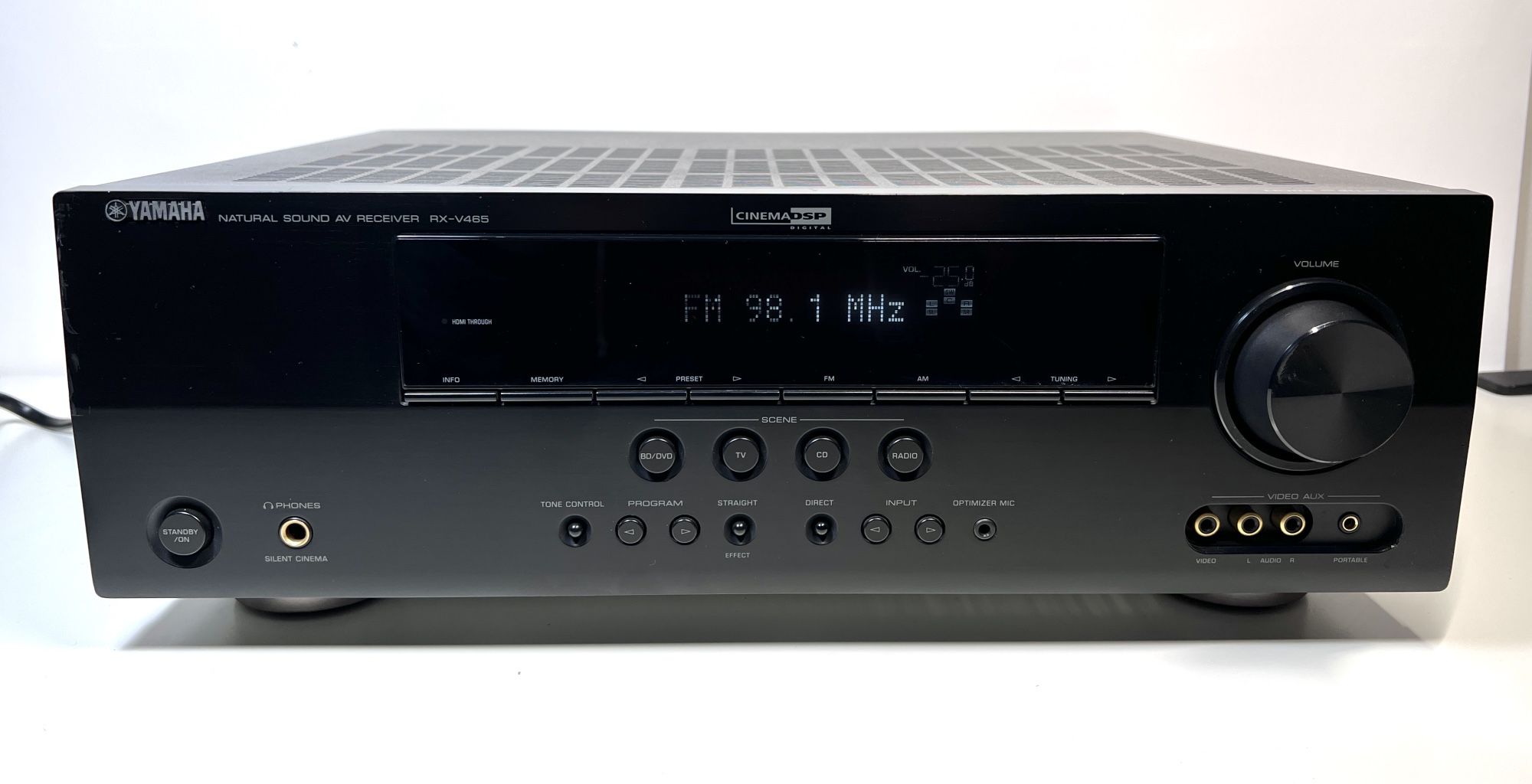 YAMAHA RXV465 5.1 AV Receiver YAMAHA RECEIVER Natural Sound 270W 4