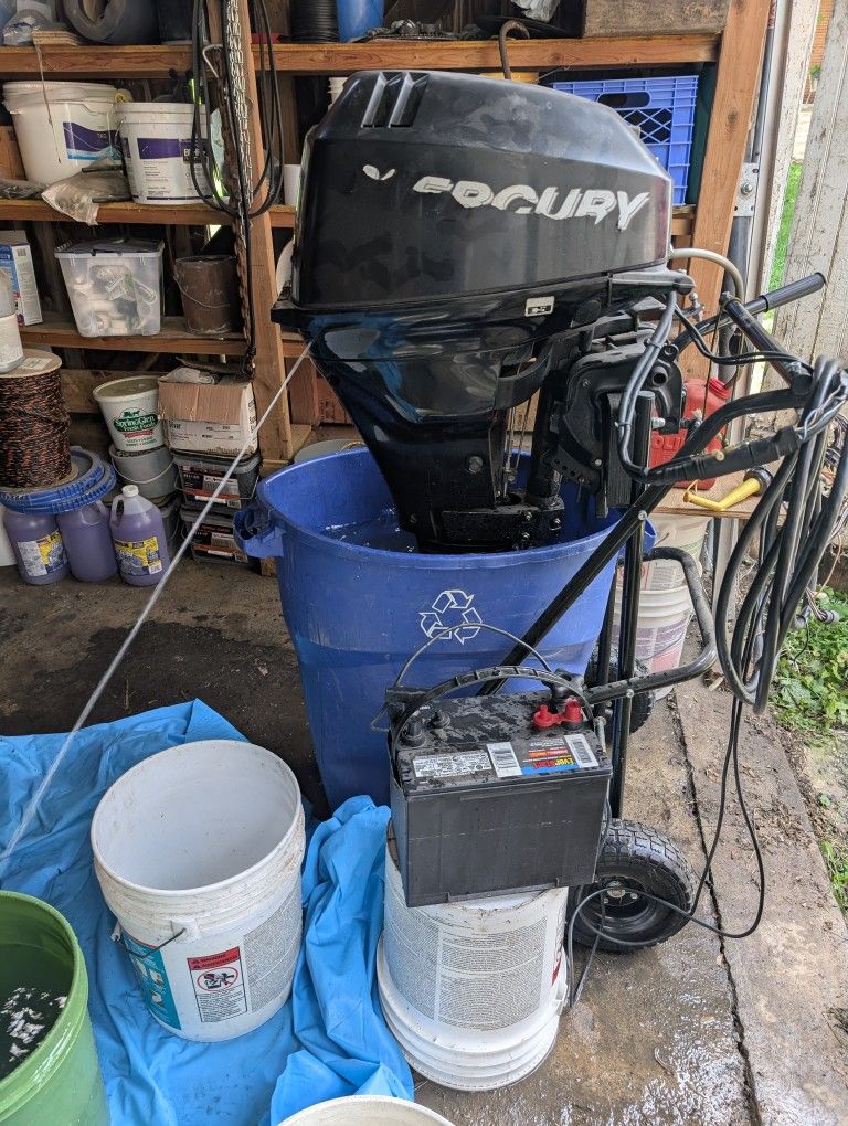 2006 15 Hp Mercury Outboard With Remote Start/Steer