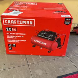 Craftsman Air Compressor 2 Gallon Single Stage Portable Electric Hot Dog 