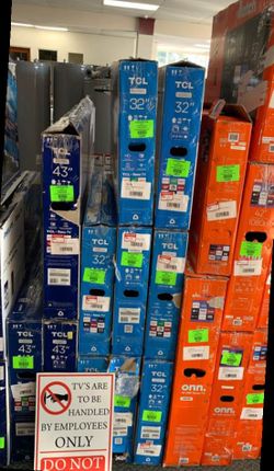 TCL ROKU SMART TVS (32” and 43”) prices vary C0AD