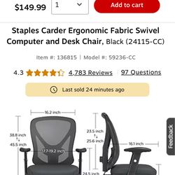 Staples Chair