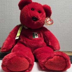 TY Beanie Buddy - OSITO the Mexican Bear (14 inch) Stuffed Animal Toy Baby Kids Plush Toy Mexico