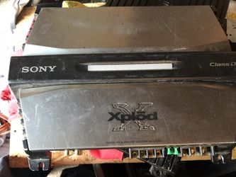 Sony xplod amps