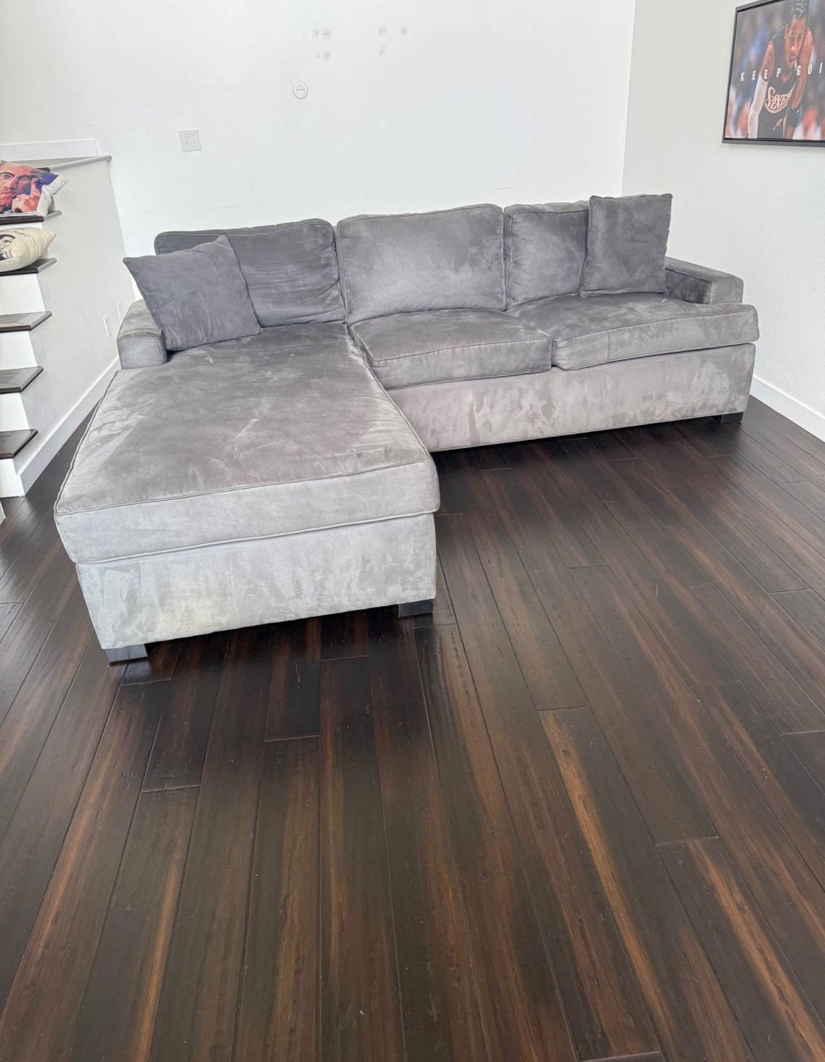 Gray Section Couch
