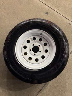 Brand New Trailer Tire/Rim 205/75/15