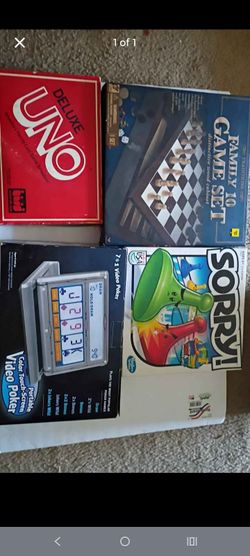 Lot of 4 Board and Card Games