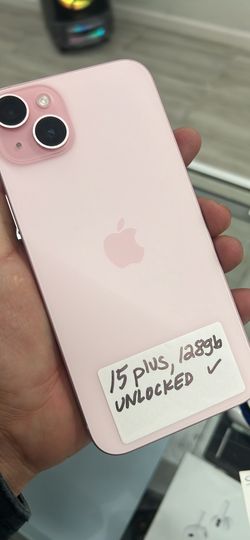 Pink 15 Plus Unlocked . Cash Or $10 Down W Approval 