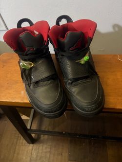 Jordan Spizike Black Red High-Top Sneakers