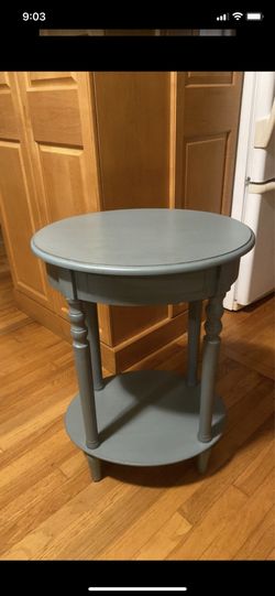Side table - Blue/Grayish Color - College Park area of Orlando