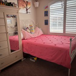 Ethan Allen Armoire and Queen Bed frame