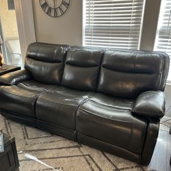 (2) Ashley Furniture Power Recliner Sofas