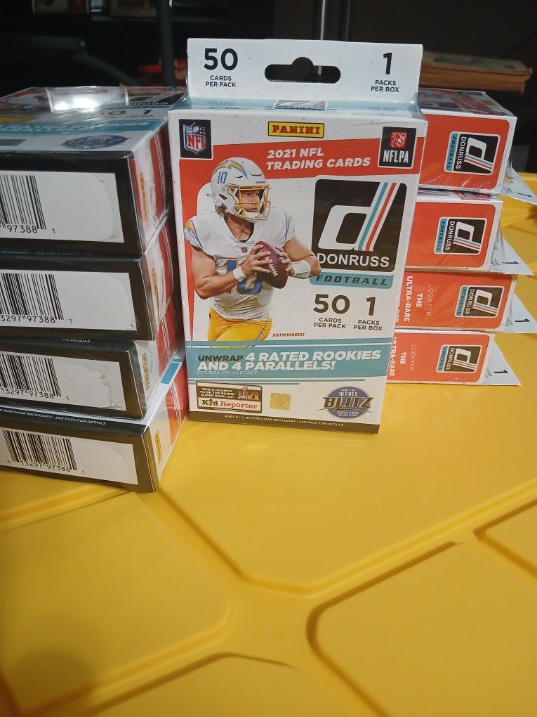 2021 Donruss Football Hanger Box - 9 Available