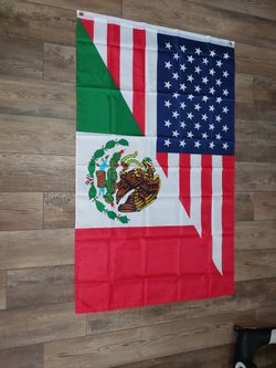 Mexican/American Flags And Mexican Flags 3×5ft.