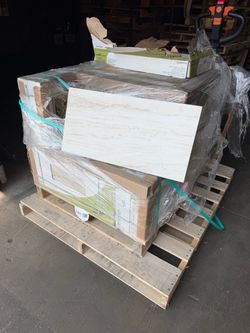 TrafficMaster Vigo Beige 12” x 24” Ceramic Tile - Pallet