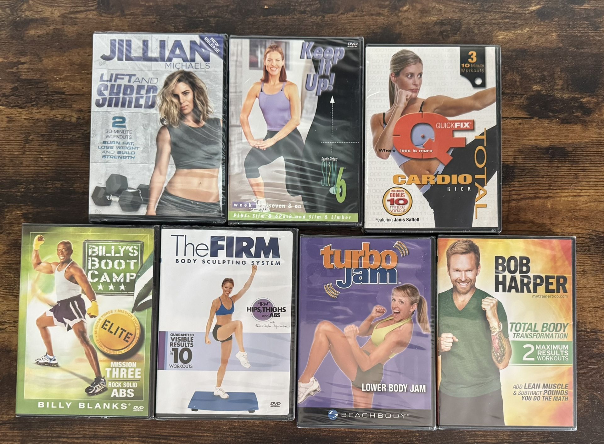 NEW and SEALED Mixed Lot Of Workout Fitness Exercise DVD's $15 for All 